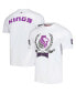Фото #1 товара Men's and Women's White Sacramento Kings Heritage Crest T-shirt