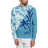 ORIGINAL PENGUIN French Terry Tie Dye Floral sweater