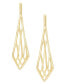 Prism Gold Plate Earrings