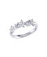ფოტო #1 პროდუქტის Sparkling Starry Lane Design Sterling Silver Diamond Women Ring