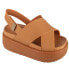 CROCS Brooklyn Luxe Cross Strap sandals