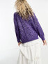 Фото #7 товара Obey flora knitted jumper in purple