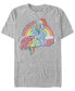 Фото #1 товара Men's Rainbow Short Sleeve Crew T-shirt