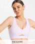 South Beach light support cutout rib bra in lilac