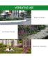 Elegant Vine Pattern Yard Fencing for Path Edging and Flower Borders