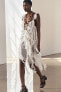 Фото #10 товара Платье асимметричного кроя с узлами ZARA