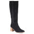 Diba True Mar Velus Square Toe Pull On Womens Black Casual Boots 85317-005