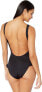 Kenneth Cole Reaction Women's 243608 Ruffle Leg One Piece Swimsuit Size S