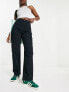 Фото #1 товара Hollister utility baggy cargo trousers in black