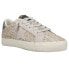 Фото #2 товара Vintage Havana Palmer 1 Metallic Glitter Lace Up Womens Silver Sneakers Casual