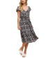 ფოტო #1 პროდუქტის Women's Printed Matte Jersey Dress