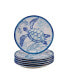 Oceanic Melamine 6-Pc. Salad Plates