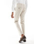 Фото #4 товара Selected Homme slim fit suit trouser in beige