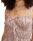 ფოტო #4 პროდუქტის Women's Drawstring Detail Cotton Sleeveless Top