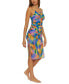 ფოტო #2 პროდუქტის Women's Paper Mache Side-Ruched Skirt Swim Cover-Up