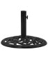 Umbrella Base Black 18.9"x18.9"x13" Cast Iron