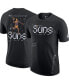 ფოტო #2 პროდუქტის Men's Black Phoenix Suns Courtside Air Traffic Control Max90 T-shirt