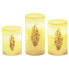 Фото #1 товара Настольная офисная лампа Pauleen LED-свеча Golden Feather в наборе из 3 шт.