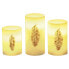 Фото #1 товара LED-Kerze Golden Feather 3er-Set