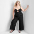 Фото #2 товара Women's Strappy Cut-Out Wide Leg Jumpsuit - Future Collective with Jenny K.