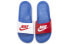 Фото #4 товара Шлепанцы мужские Nike Benassi JDI Бело-красные.
