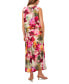 ფოტო #6 პროდუქტის Women's Floral-Print Pull-On A-Line Midi Skirt