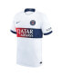 ფოტო #3 პროდუქტის Men's Kylian Mbappe White Paris Saint-Germain 2023/24 Away Stadium Replica Player Jersey