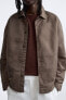 Фото #10 товара Куртка-рубашка из высокотехнологичной ткани с эффектом потертости ZARA