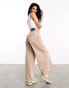 Фото #2 товара ASOS Weekend Collective wide leg jean in acid wash brown