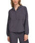 Фото #1 товара Calvin Klein Women's Performance Half-Zip Reflective Pullover