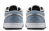 【定制球鞋】 Jordan Air Jordan 1 Low FZBB 特殊礼盒 解构鞋带 涂鸦音波 低帮 复古篮球鞋 女款 蓝灰 / Кроссовки Jordan Air Jordan DR0502-101