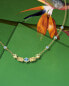 Elegant gold-plated necklace with cubic zirconia Colori SAVY05
