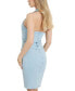 Women's Elodee Collared Halter Sleeveless Denim Bodycon Dress