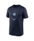 Фото #2 товара Men's Navy North Carolina Tar Heels Primetime Legend Icon Performance T-Shirt