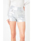 ფოტო #1 პროდუქტის Women's Silver Out pocket Shorts
