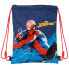 Фото #1 товара Сумка-рюкзак на веревках Spider-Man Neon Тёмно Синий 26 x 34 x 1 cm