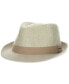 Фото #4 товара Dorfman Pacific Men's Reeded Fabric Fedora Hat