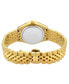 ფოტო #2 პროდუქტის GV2 Women's Naples Gold-Tone Ion Plating Swiss Quartz Bracelet Watch 34 mm