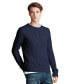 ფოტო #1 პროდუქტის Men's Cable-Knit Cotton Sweater