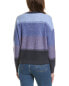 Central Park West New York Ricki Mixed Stripe Pullover Women's Blue S