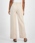 Фото #2 товара Women's Pinstriped Wide-Leg Pants