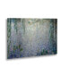 Фото #2 товара Claude Monet Waterlillies Morning II Floating Brushed Aluminum Art - 22" x 25"