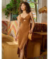 ფოტო #5 პროდუქტის Women's Knit Fringe-Trim Midi Dress