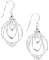 Фото #1 товара Multi-Circle Bead Drop Earrings in Sterling Silver, Created for Macy's