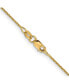 Фото #2 товара Diamond2Deal 18k Yellow Gold 24" Diamond-cut Spiga Chain Necklace