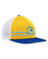 Фото #4 товара Men's Gold, Blue St. Louis Blues Special Edition 2.0 Trucker Snapback Adjustable Hat