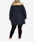 ფოტო #9 პროდუქტის Plus Size Abigail Puffer Jacket