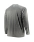 ფოტო #3 პროდუქტის Men's Charcoal Alabama Crimson Tide Big and Tall Terminal Tackle Omni-Shade Long Sleeve Raglan T-shirt