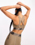 New Balance relentless sports bra in brown