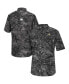 Men's Charcoal Army Black Knights Realtree Aspect Charter Full-Button Fishing Shirt
